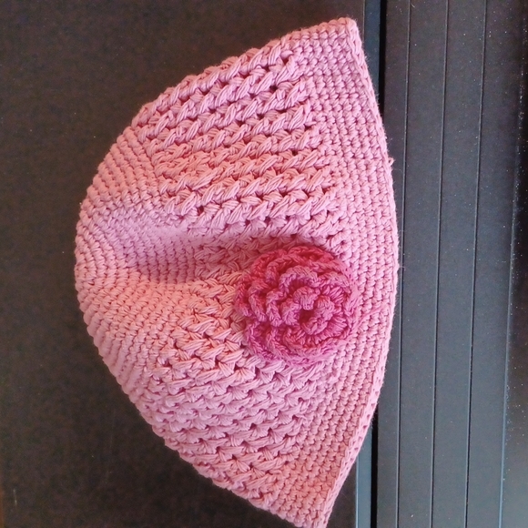 4/$20 Knit pink hat for girls Size 6-8 - Picture 1 of 2